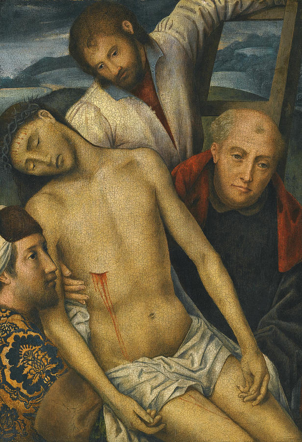 The Deposition of Christ Painting by Follower of Hans Memling