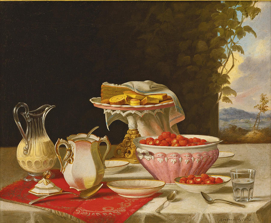 The Dessert Painting by John F Francis