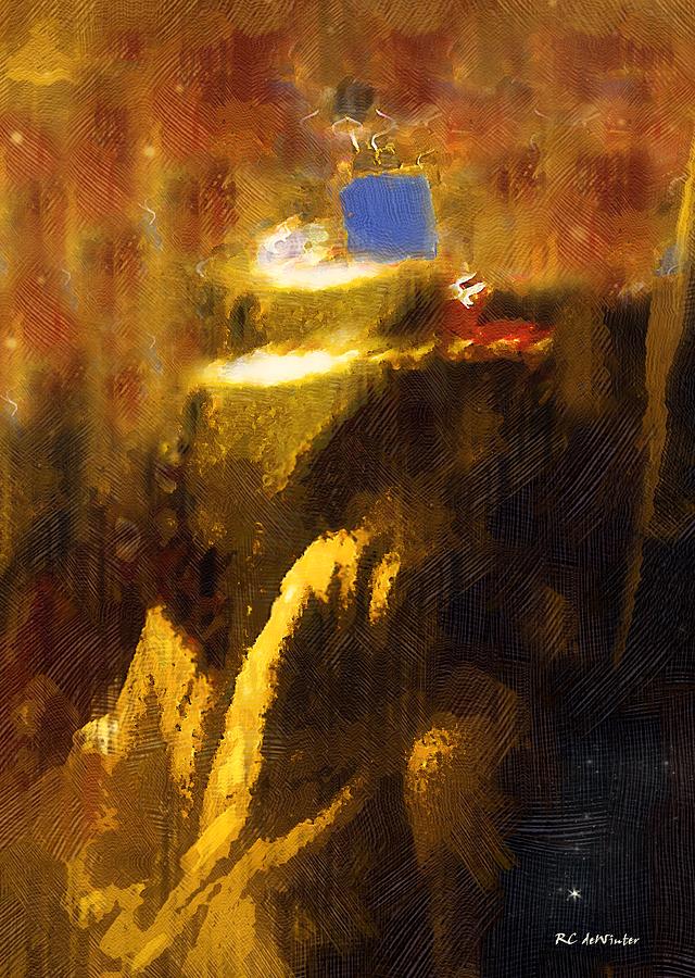 Abstract Painting - The Destruction of the Temple by RC DeWinter