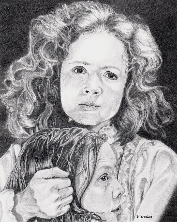 Sissy Spacek Drawing - The Devil Has Come Home by Daniel Carvalho