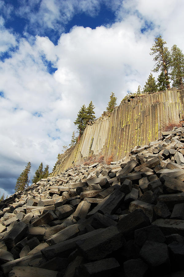 The Devils Postpile -- Basalt Formations at Devils Postpile National Monument, California Photograph by Darin Volpe
