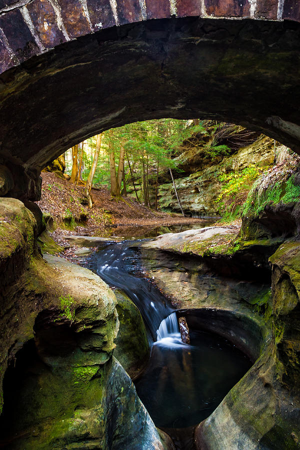 The Devils Punchbowl - Hocking Hills Photograph by Ron Pate