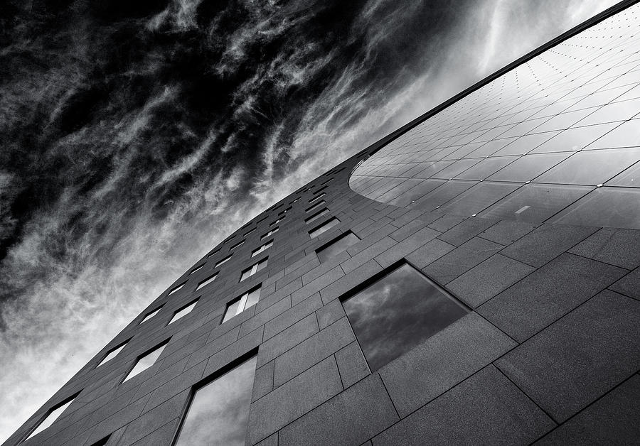 Black And White Photograph - The Diagonal To The Sun by Gerard Jonkman