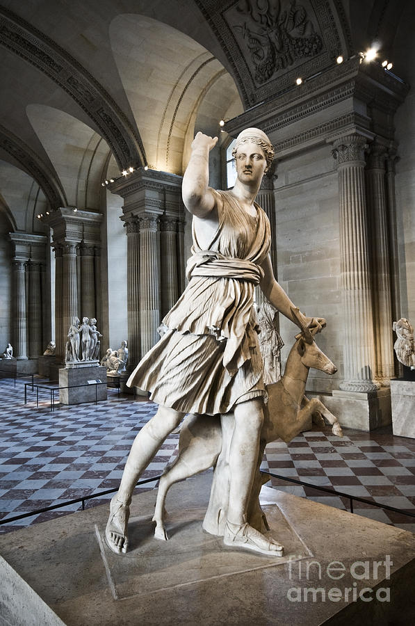 The Diana of Versailles in the Louvre Photograph by Charuhas Images