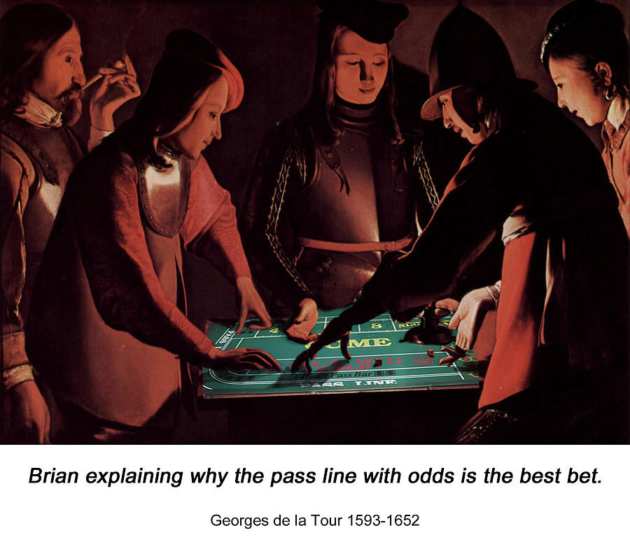 The dice players 1651 Digital Art by John Saunders