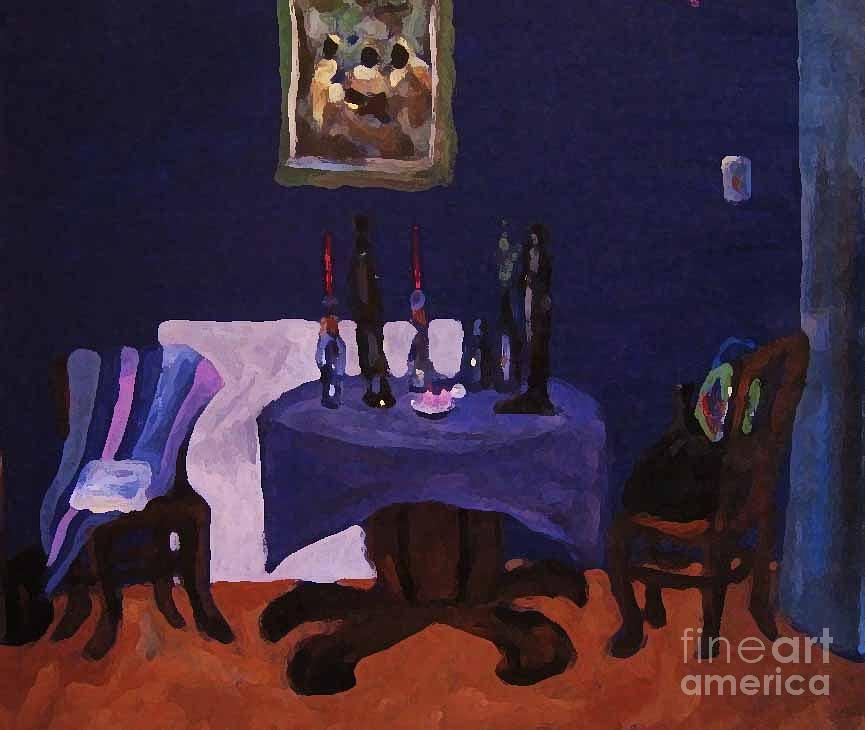 The Dining Room Painting by Reb Frost