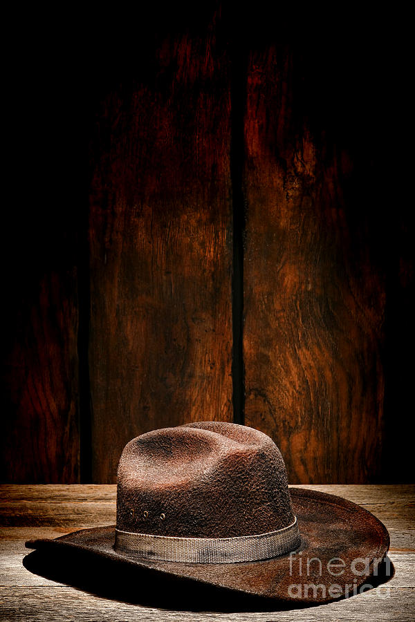 Hat Photograph - The Dirty Brown Hat by Olivier Le Queinec