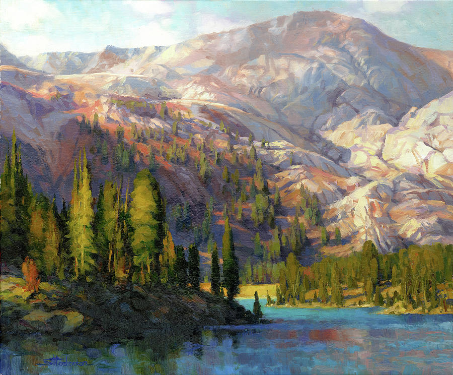 Mountain Painting - The Divide by Steve Henderson