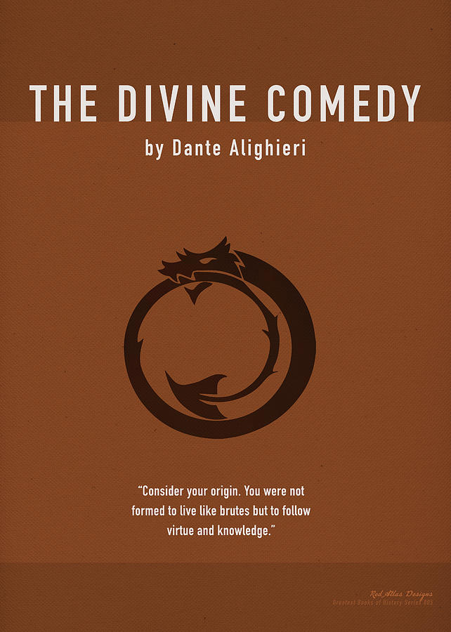 Greek Mixed Media - The Divine Comedy Greatest Books Ever Series 005 by Design Turnpike