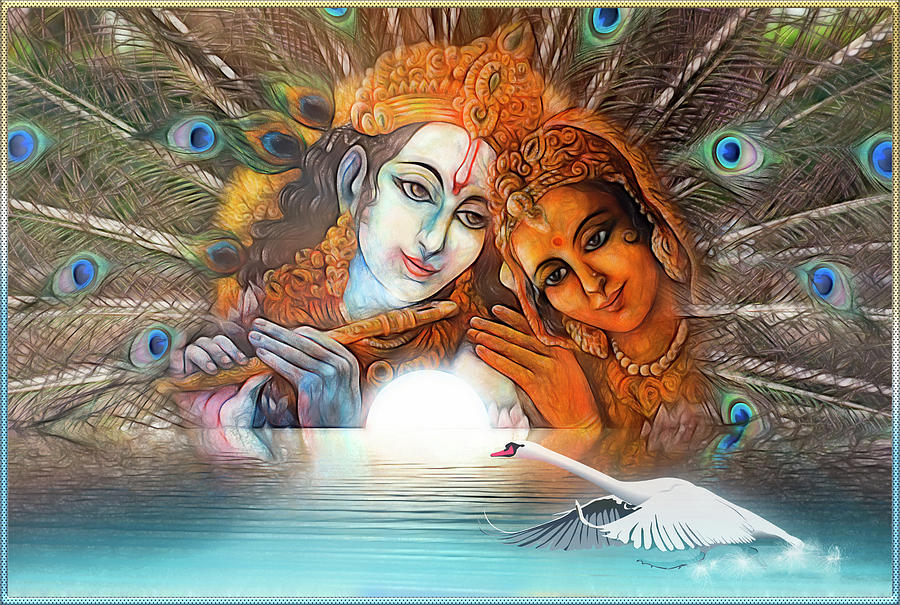 The Divine Couple Digital Art by Harald Dastis
