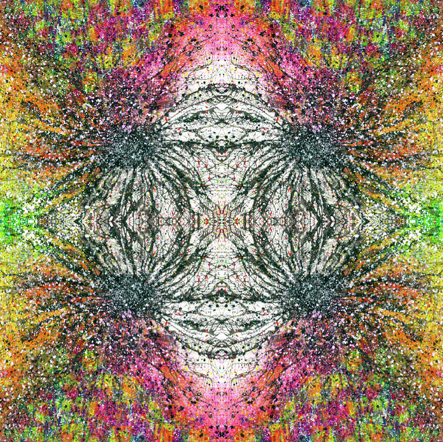 Abstract Mixed Media - The Divine Within The 5d Earth #1315 by Rainbow Artist Orlando L Abstract Mixed Media - The Divine Within The 5d Earth #1315 by Rainbow Artist Orlando L