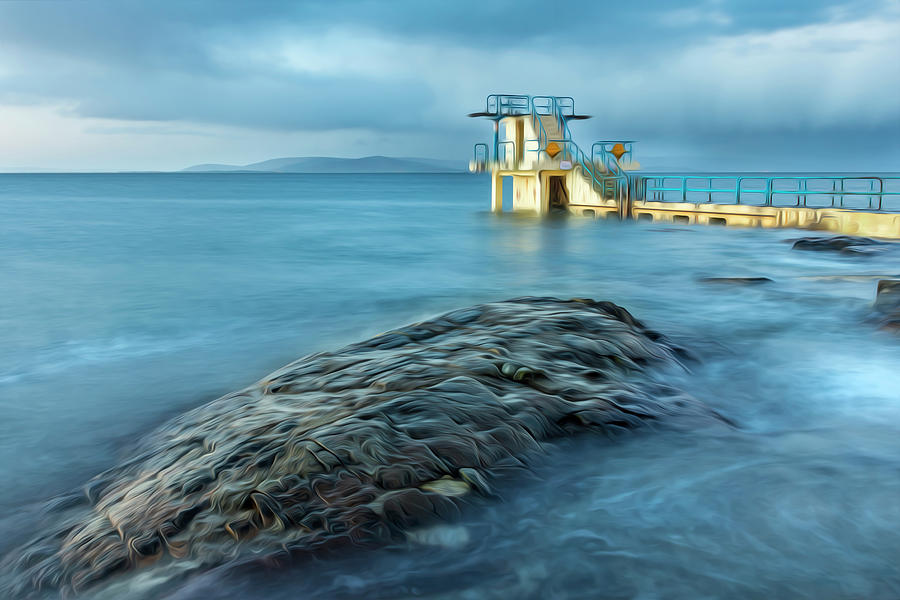 The Diving Board, Galway Photograph by Philip Mulhall