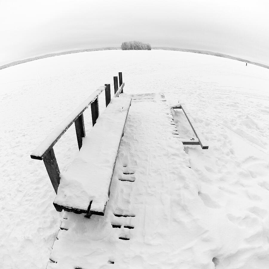Winter Photograph - The Dock 1 by Jouko Lehto