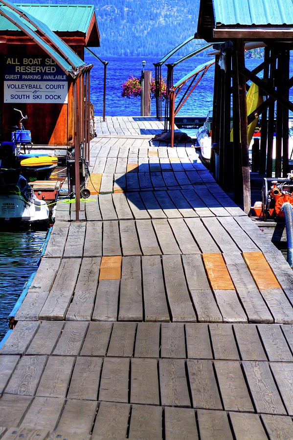The Dock at Hills Resort Photograph by David Patterson