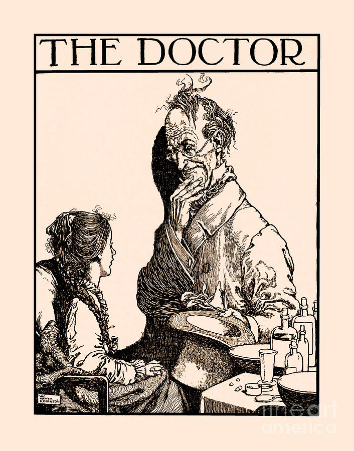 The Doctor Drawing by Heidi De Leeuw