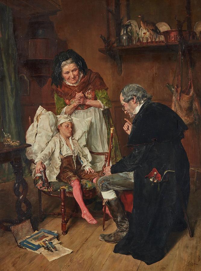 The Doctor Painting by Adolphe Grison - Fine Art America
