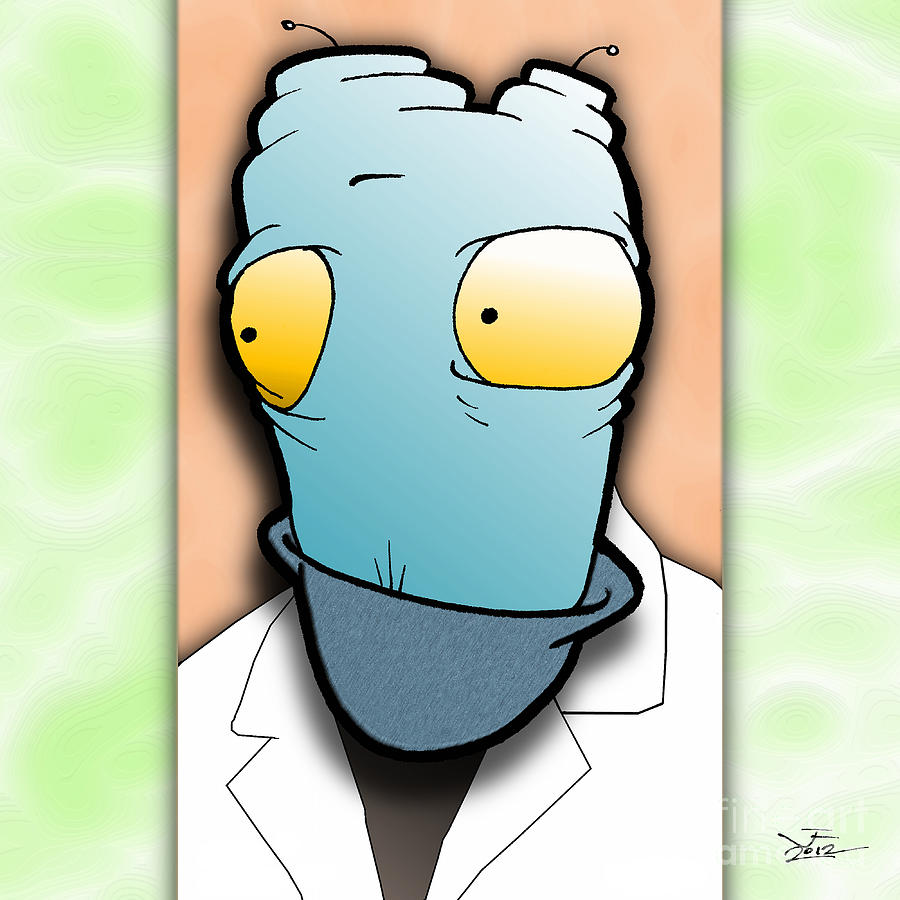 The Doctor Digital Art by Uncle Js Monsters