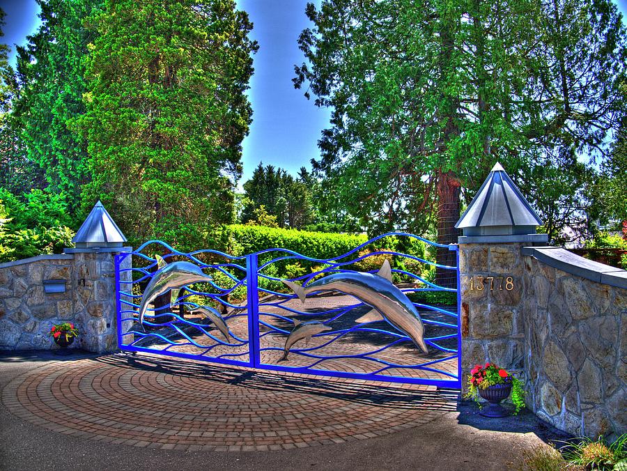 The Dolphin Gates Photograph by Lawrence Christopher