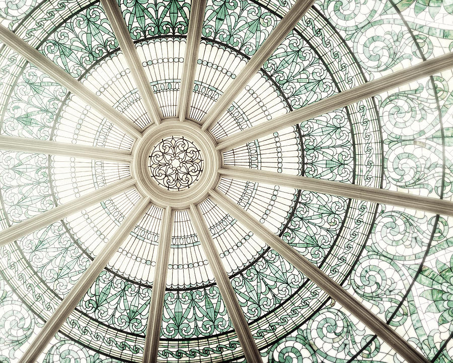 Stained Glass Photograph - The Dome  by Lisa R