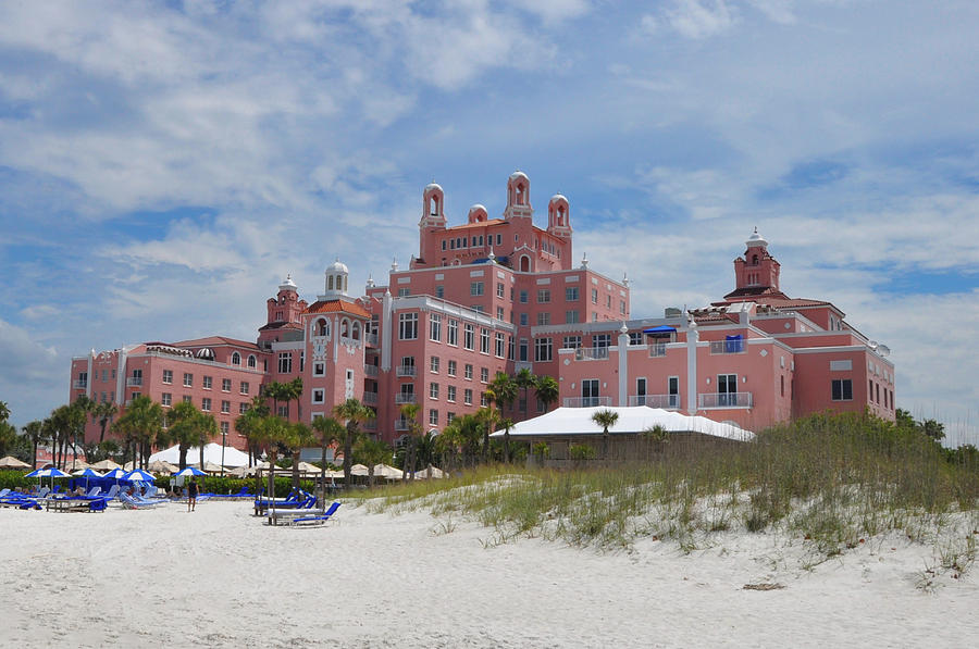 The Don Cesar Hotel in St Petersburg Beach Photograph by Bill Cannon
