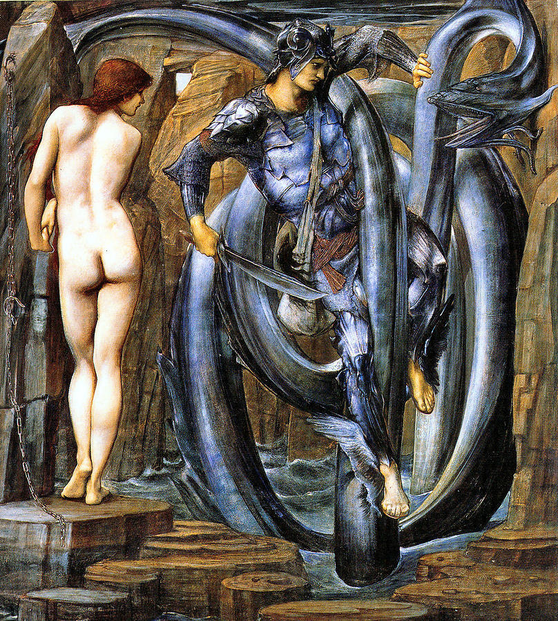 Snake Digital Art - The Doom Fulfilled by Edward Coley Burne-Jones