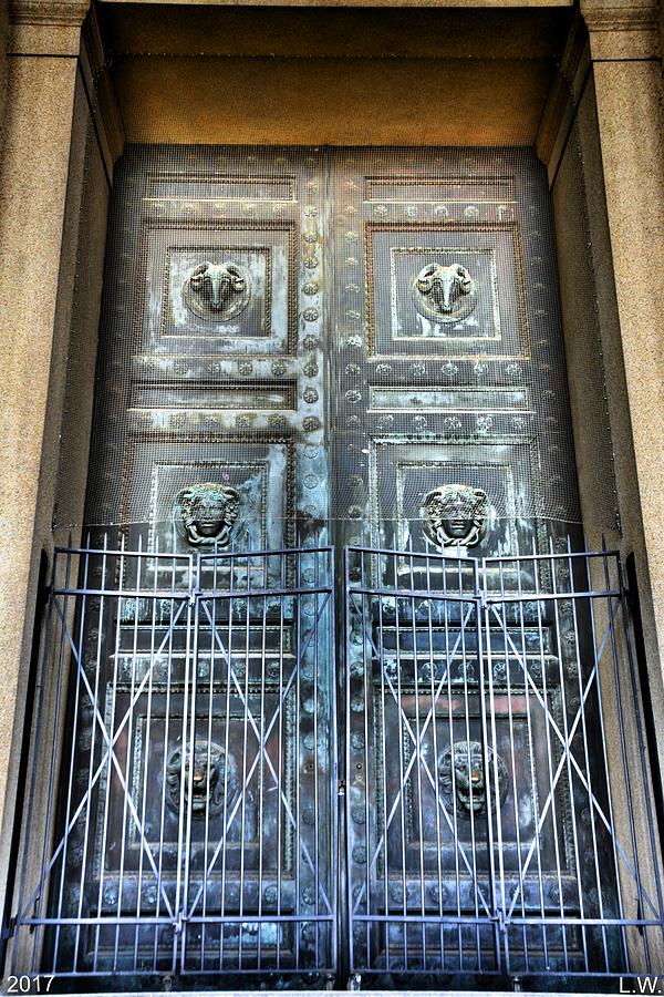 The Door At The Parthenon In Nashville Tennessee Photograph by Lisa Wooten