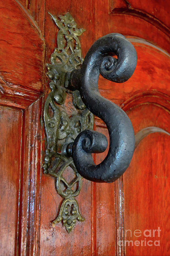 The Door Knocker Photograph by Michelle Meenawong