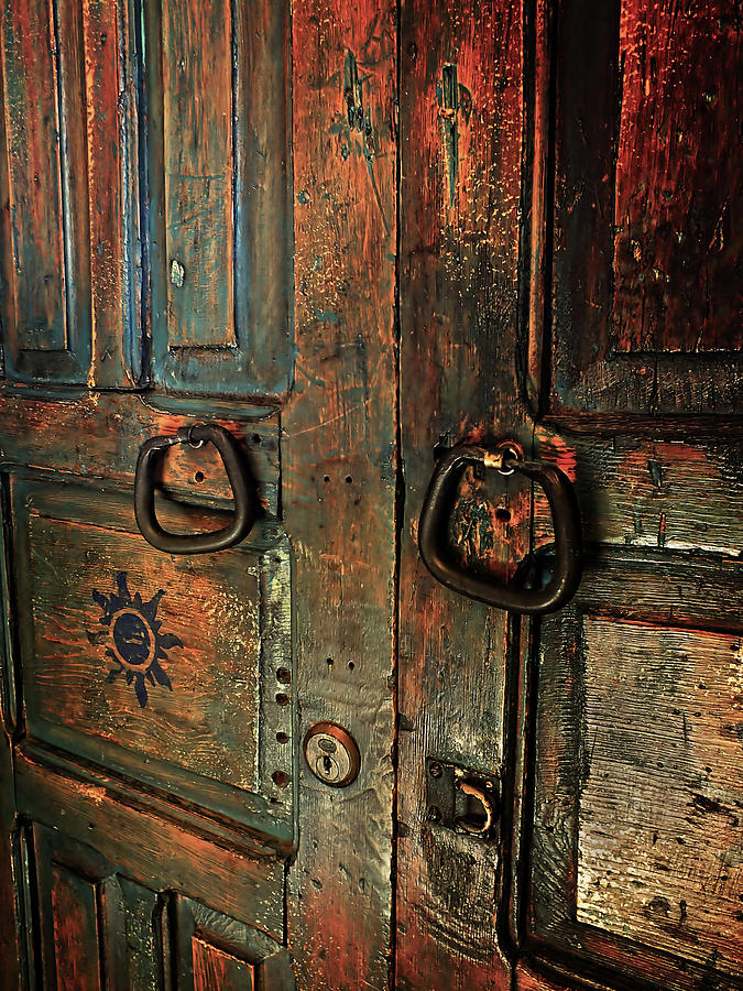 The Door of Many Colors Photograph by Lucinda Walter