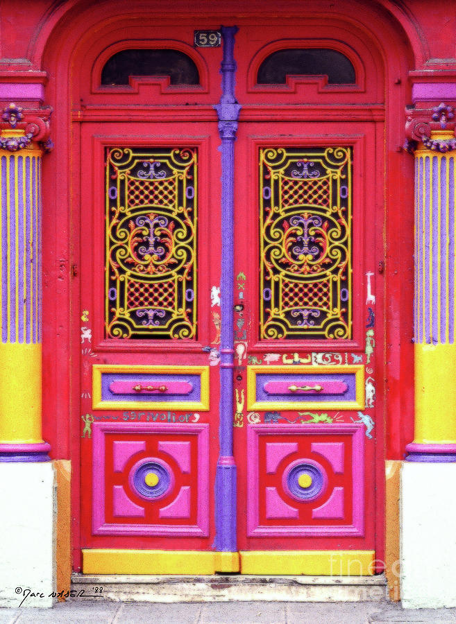 The Door To Wonderland, Paris 1988 Photograph by Marc Nader The Door To Wonderland, Paris 1988 Photograph by Marc Nader