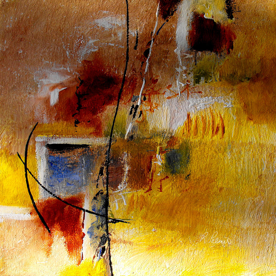 Abstract Painting - The Door Will Be Opened by Ruth Palmer