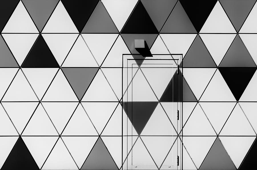 Black And White Photograph - The Door Without Handle by Gerard Jonkman