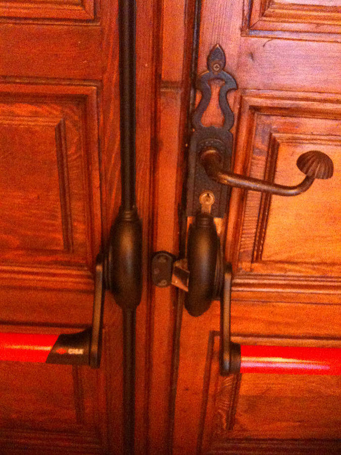 Door Photograph - The Doorknobs by Sara Efazat Door Photograph - The Doorknobs by Sara Efazat