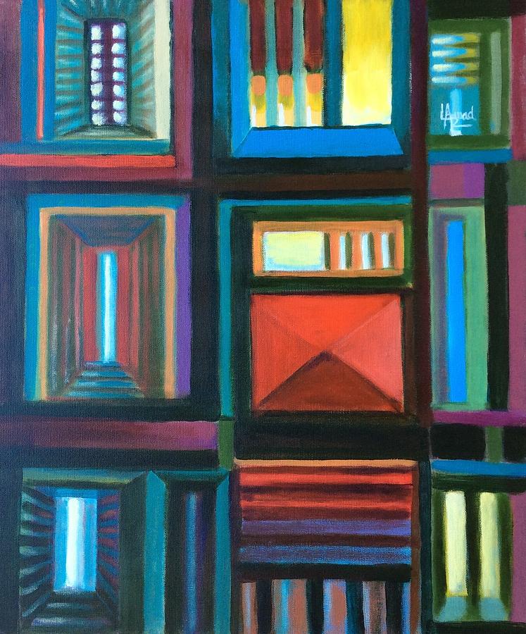Doors of Hope Painting by Laila Awad Jamaleldin