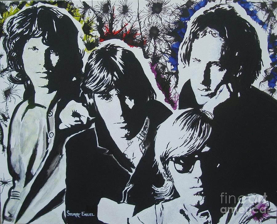 Jim Morrison Painting - The Doors by Stuart Engel