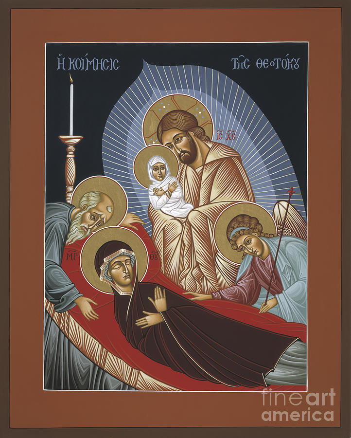 The Dormition of the Mother of God 029 Painting by William Hart McNichols