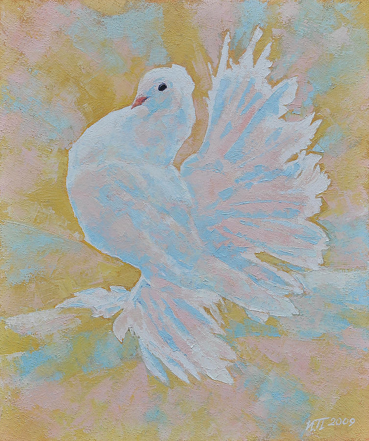 The Dove Painting by Iliyan Bozhanov