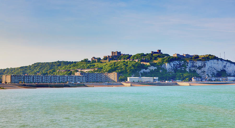 Dover Beach from the Prince of Wales Pier, Kent. UK Photograph by Maggie Mccall