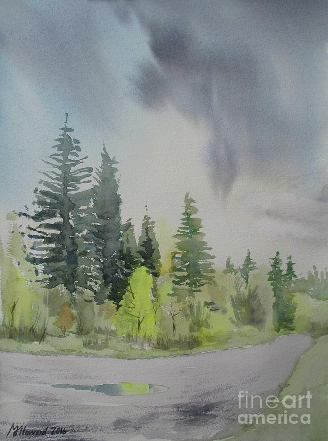 The Downhill Road Painting