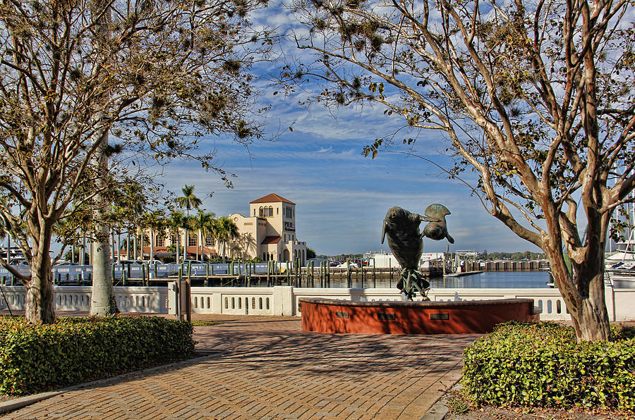 The Downtown Bradenton Waterfront Photograph by HH Photography of Florida