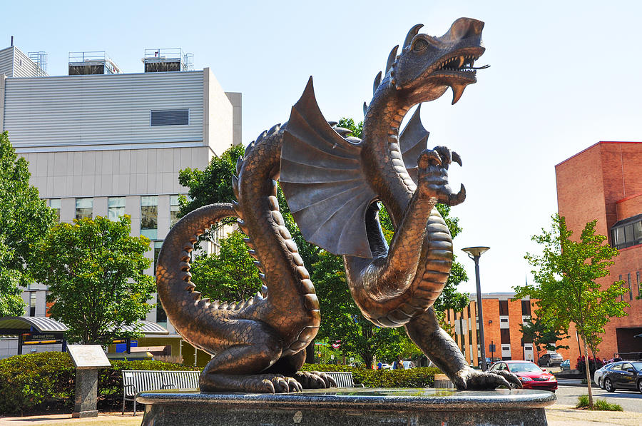 The Dragon - Drexel University Photograph by Bill Cannon