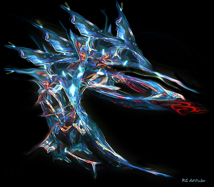 Dragon Digital Art - The Dragon in Your Dreams by RC DeWinter