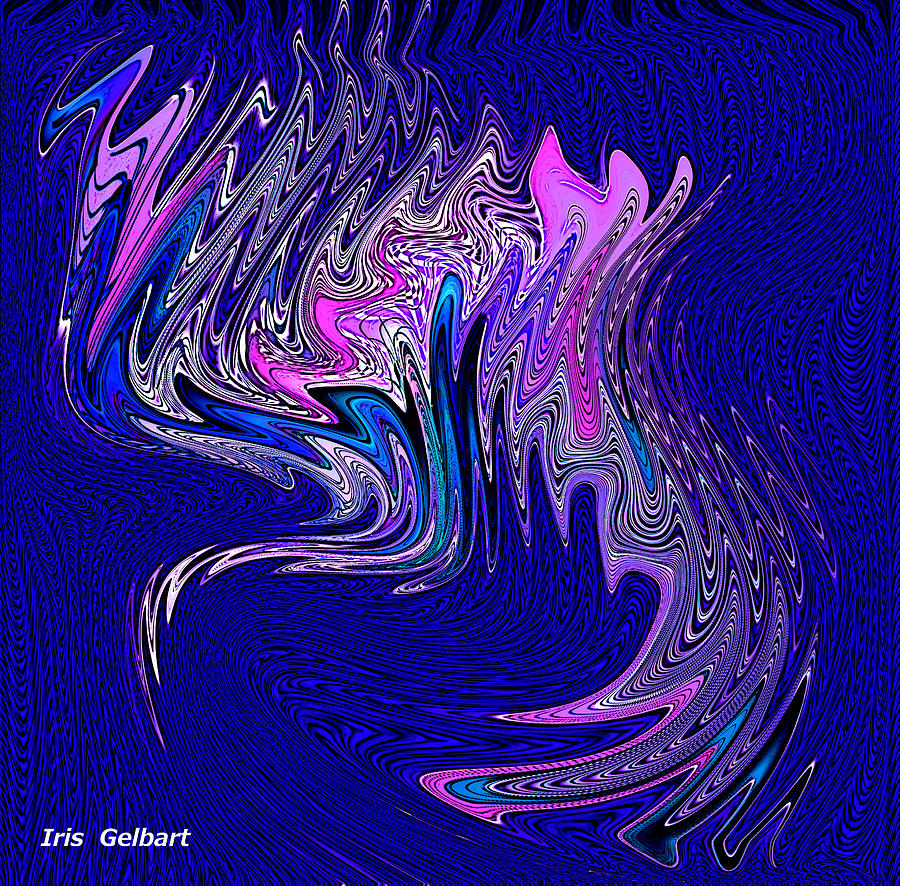 The Dragon Digital Art by Iris Gelbart