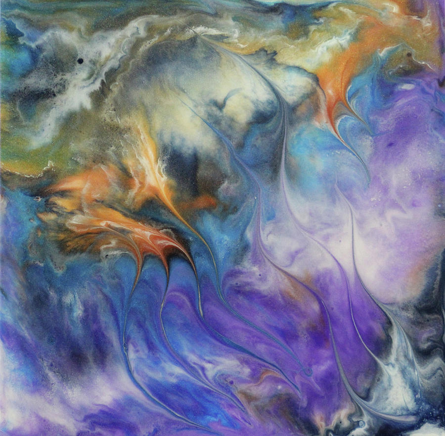 The Dragon Painting By Suzette Conte - Pixels