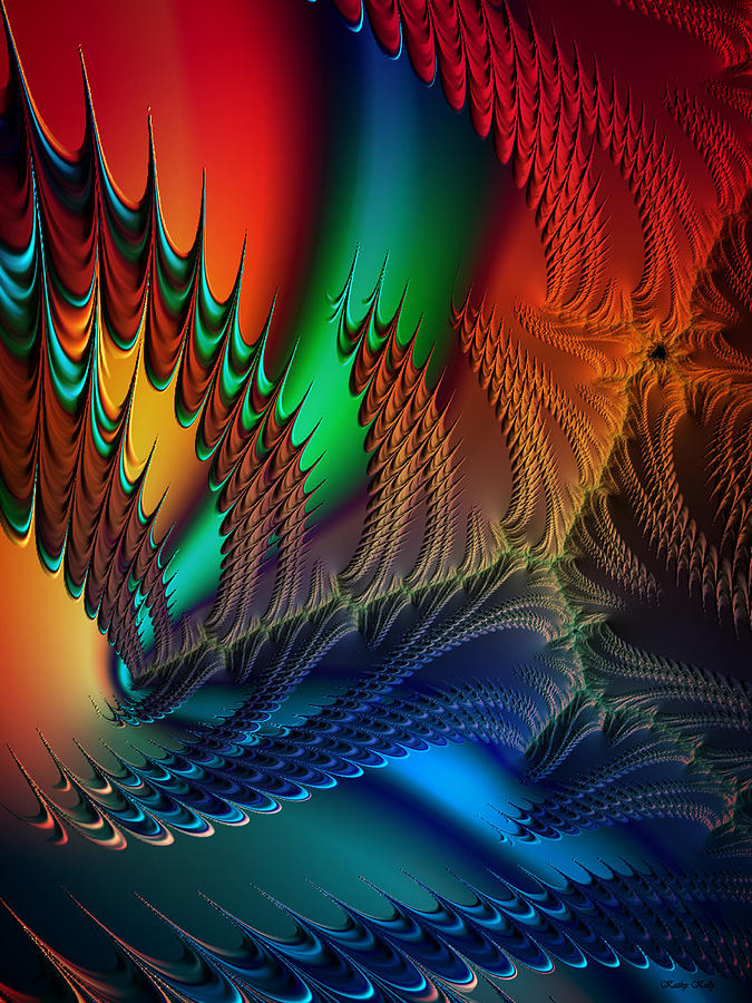 The Dragons Den Digital Art by Kathy Kelly