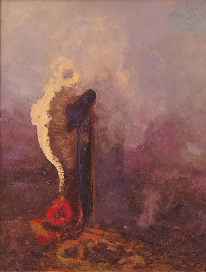 The Painting - The Dream  by Odilon Redon