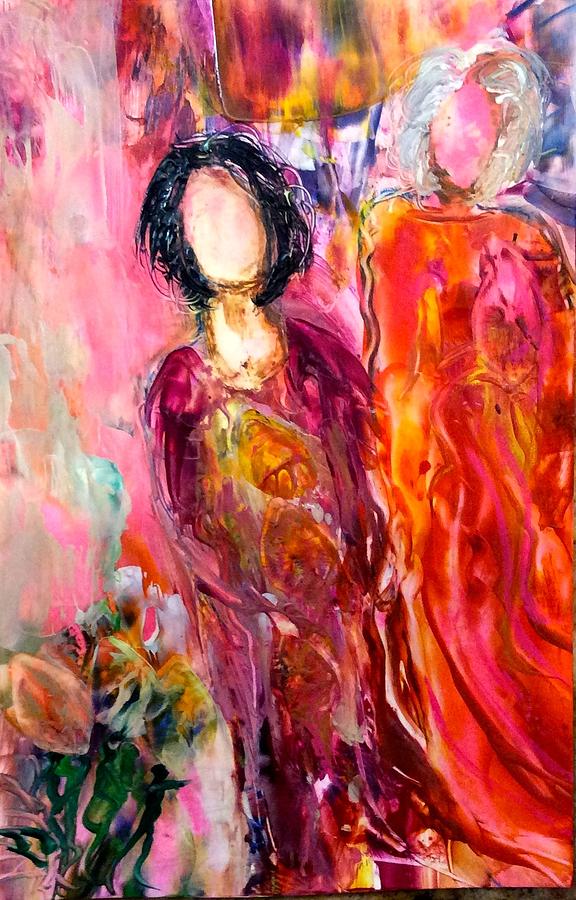 Flower Mixed Media - The Dreamers by Brenda K Robinson