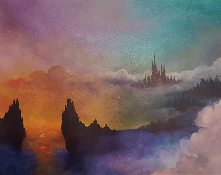 The Dreaming City Painting by Stephanie Hollingsworth