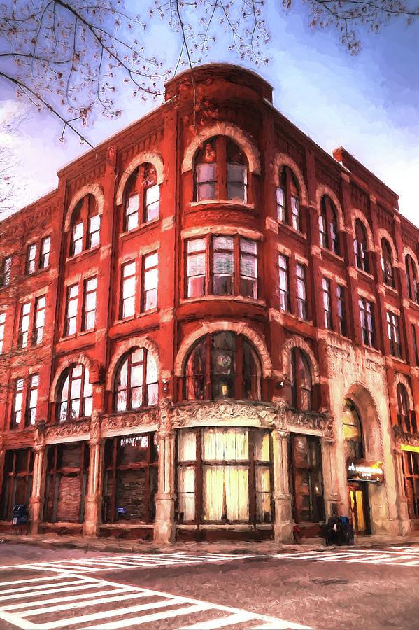 The Drhumor Building In Asheville North Carolina Painting Photograph by Carol Montoya