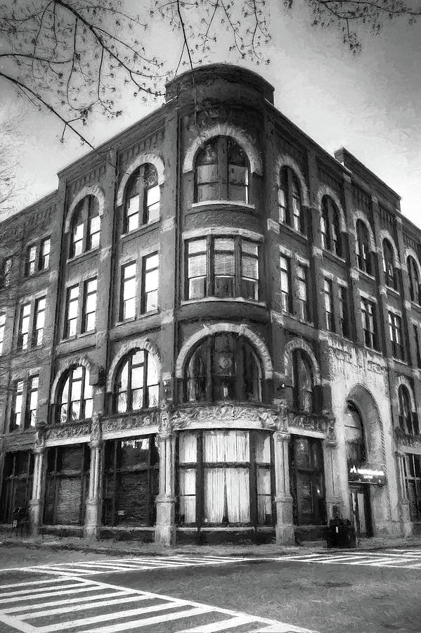 The Drhumor Building In Charcoal Photograph