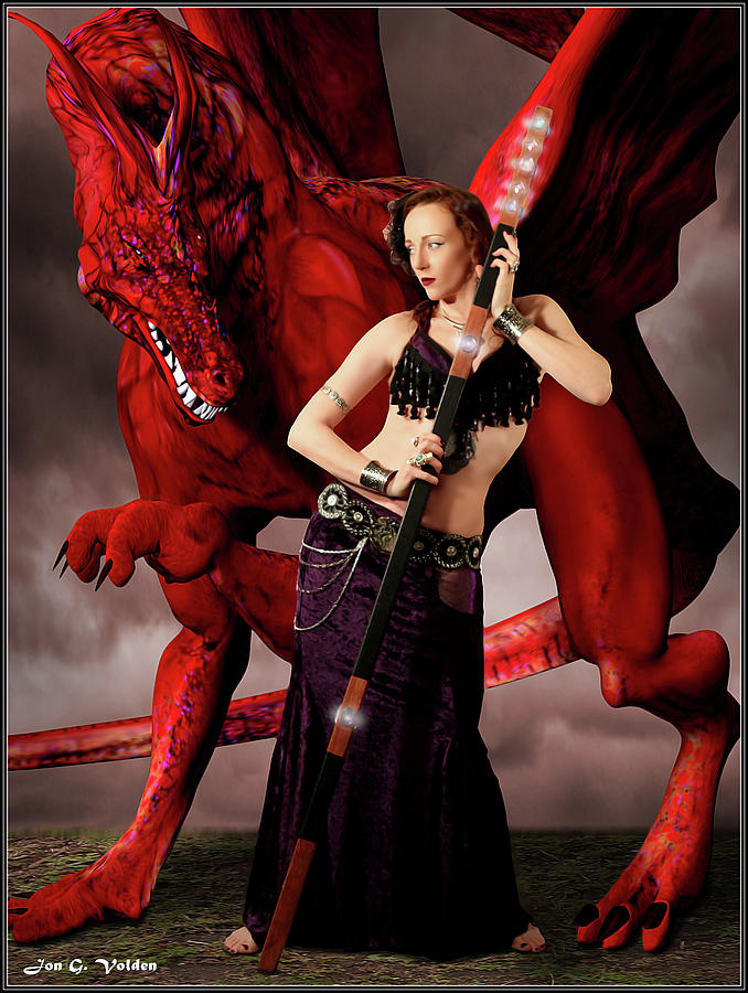 The Druid And The Dragon Photograph by Jon Volden